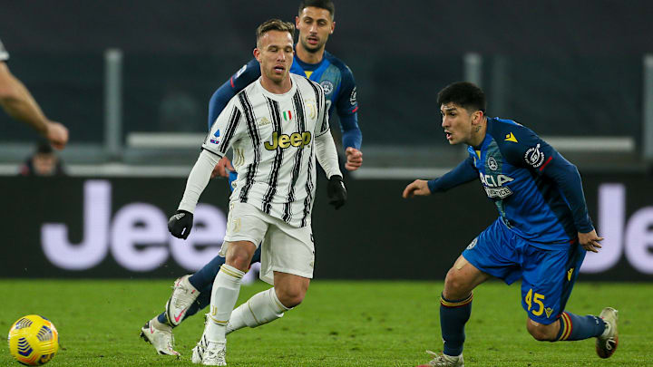 Arthur Melo fez 31 jogos na última temporada com a camisa da Juve, e não marcou gols