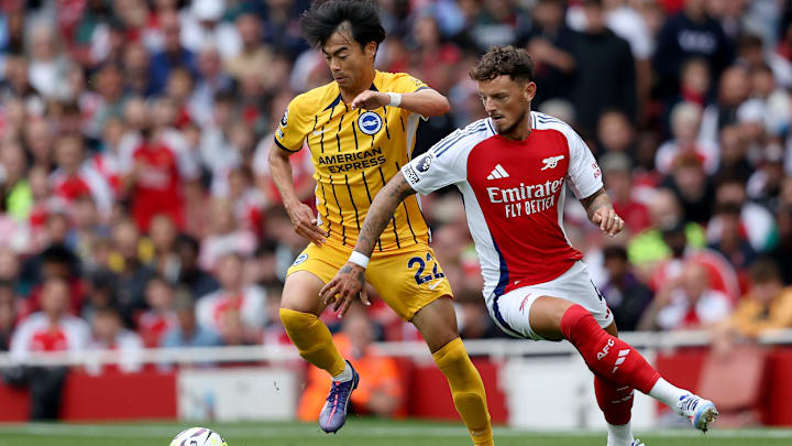 Brighton x Arsenal se enfrentam pela Premier League 2024/25