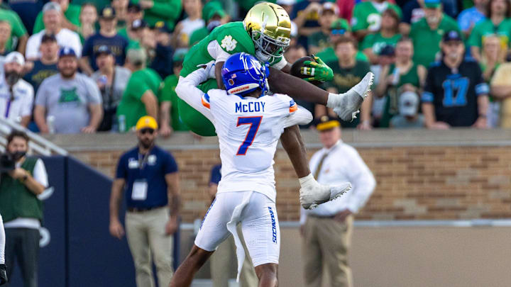 Boise State Broncos defensive back A'Marion McCoy. Boise State Broncos defensive back A'Marion McCoy.