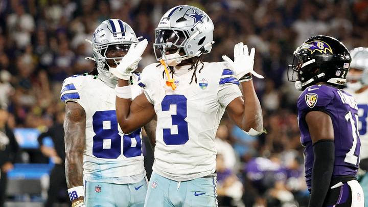 Football - NFL - Baltimore Ravens v Dallas Cowboys - Estadio Maracana, Rio de Janeiro, Brazil - September 27, 2026 Dallas Cowboys' George Pickens reacts REUTERS/Sergio Moraes Football - NFL - Baltimore Ravens v Dallas Cowboys - Estadio Maracana, Rio de Janeiro, Brazil - September 27, 2026 Dallas Cowboys' George Pickens reacts REUTERS/Sergio Moraes