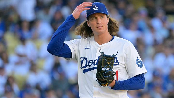 Los Angeles Dodgers pitcher Tyler Glasnow. Los Angeles Dodgers pitcher Tyler Glasnow.
