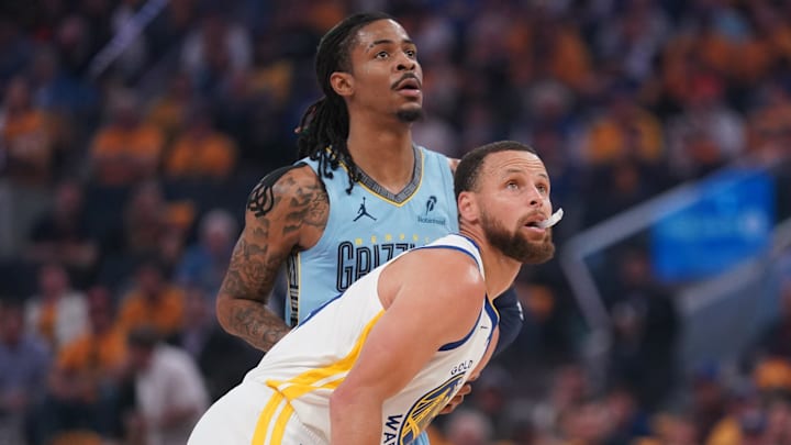 Morant and the Grizzlies lost 121-116 to Curry and the Warriors on Tuesday night. Morant and the Grizzlies lost 121-116 to Curry and the Warriors on Tuesday night.