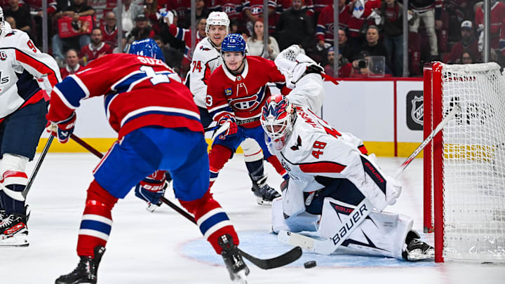 Logan Thompson, Washington Capitals Mandatory Credit: David Kirouac-Imagn Images