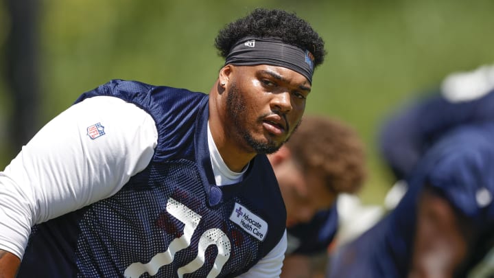 Offensive guard Elijah Wilkinson Offensive guard Elijah Wilkinson