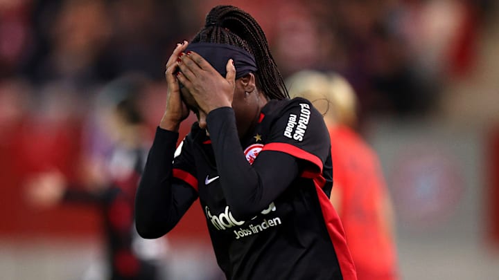 Nicole Anyomi, Spielerin der Eintracht aus Frankfurt Nicole Anyomi, Spielerin der Eintracht aus Frankfurt