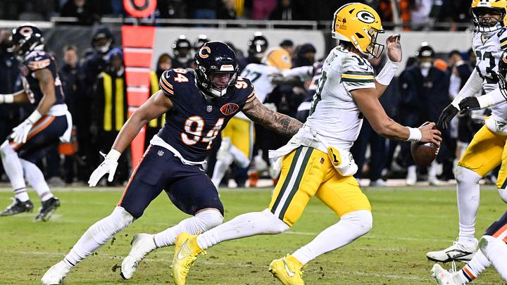 Defensive end Austin Booker is proof young talent exists on the Bears defensive line but they need more examples of it. Defensive end Austin Booker is proof young talent exists on the Bears defensive line but they need more examples of it.