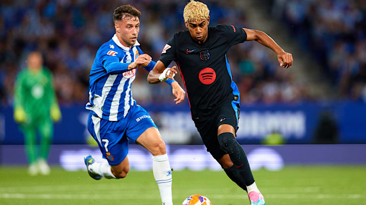 El Espanyol intentará detener este sábado a la joven estrella del Barcelona, Lamine Yamal El Espanyol intentará detener este sábado a la joven estrella del Barcelona, Lamine Yamal