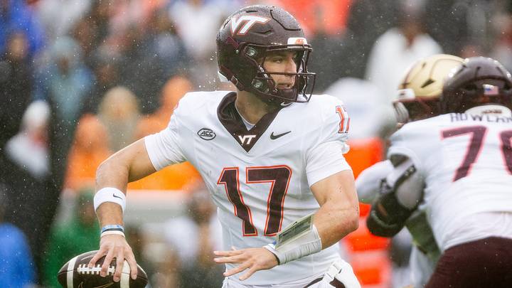 Ethan Grunkemeyer and Virginia Tech are underdogs at Clemson. Ethan Grunkemeyer and Virginia Tech are underdogs at Clemson.