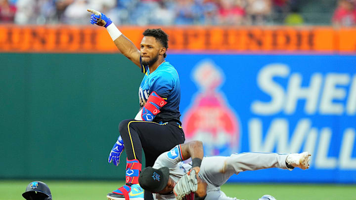 Philadelphia Phillies center fielder Johan Rojas