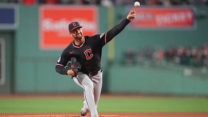 Sep 23, 2026: Cleveland Guardians pitcher Foster Griffin (22) delivers a pitch against the Boston Red Sox during the first inning at Fenway Park. Credit: Gregory Fisher-Imagn Images Sep 23, 2026: Cleveland Guardians pitcher Foster Griffin (22) delivers a pitch against the Boston Red Sox during the first inning at Fenway Park. Credit: Gregory Fisher-Imagn Images