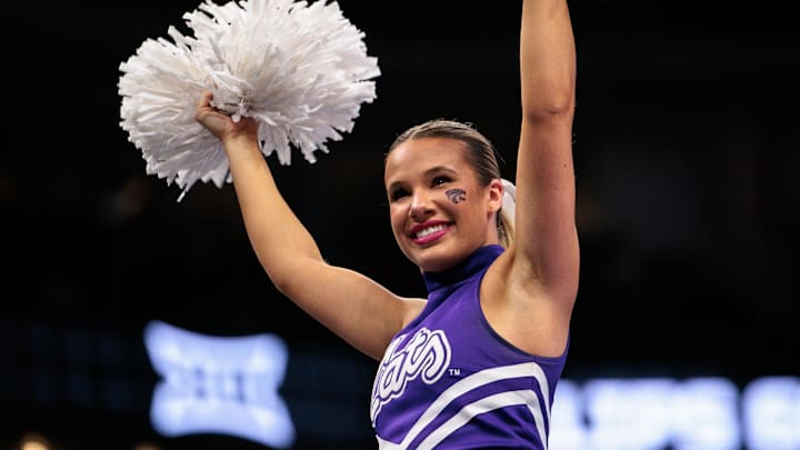 Kansas State Wildcats cheerleader 