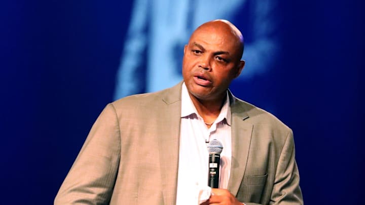 Charles Barkley speaks during an event on July 16, 2019.