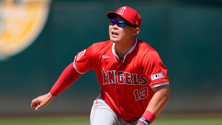 Los Angeles Angels infielder Keston Hiura