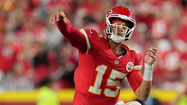 Sep 20, 2026; Kansas City, Missouri, USA; Kansas City Chiefs quarterback Patrick Mahomes (15) passes the ball against the Indianapolis Colts during the third quarter at GEHA Field at Arrowhead Stadium. Mandatory Credit: Jay Biggerstaff-Imagn Images Sep 20, 2026; Kansas City, Missouri, USA; Kansas City Chiefs quarterback Patrick Mahomes (15) passes the ball against the Indianapolis Colts during the third quarter at GEHA Field at Arrowhead Stadium. Mandatory Credit: Jay Biggerstaff-Imagn Images
