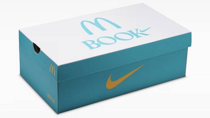 Devin Booker's second signature Nike basketball shoe gets an epic McDonald's collaboration. Devin Booker's second signature Nike basketball shoe gets an epic McDonald's collaboration.