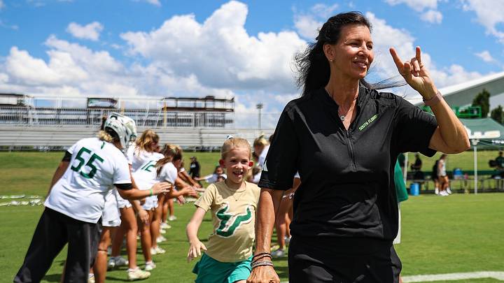 USF women's lacrosse coach Mindy McCord