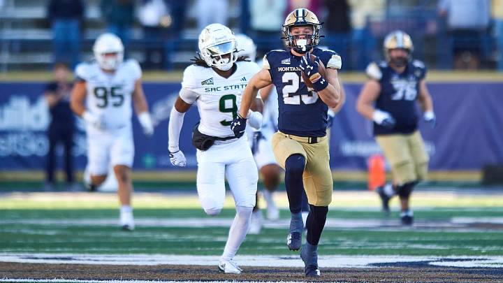 Montana State running back Adam Jones Montana State running back Adam Jones