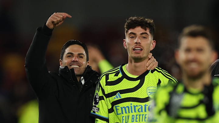 Mikel Arteta und Kai Havertz