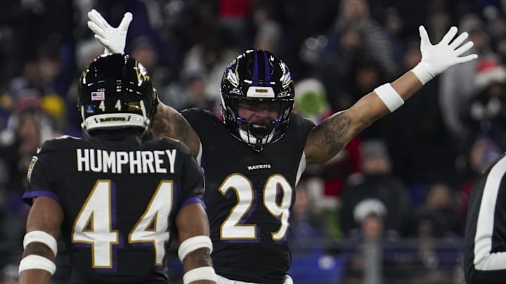 Baltimore Ravens safety Ar'Darius Washington