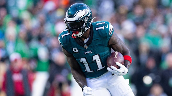 Dec 31, 2023; Philadelphia, Pennsylvania, USA; Philadelphia Eagles wide receiver A.J. Brown (11)