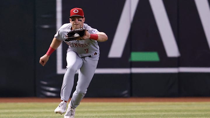 Cincinnati Reds outfielder Spencer Steer