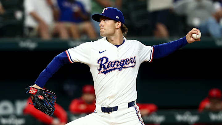 Texas Rangers starting pitcher Jacob Latz.