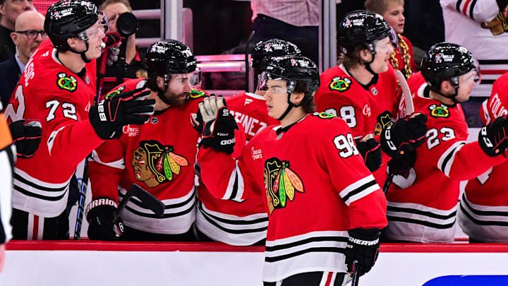 Bedard has tallied 16 goals and 32 assists for the Blackhawks this season.