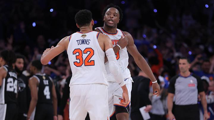 New York Knicks forward OG Anunoby is No. 2 in the odds to win Finals MVP. New York Knicks forward OG Anunoby is No. 2 in the odds to win Finals MVP.
