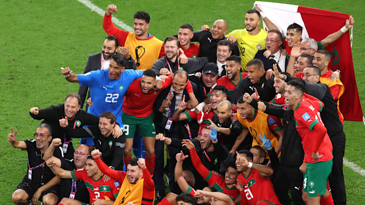 Marokko feiert den Einzug ins Halbfinale