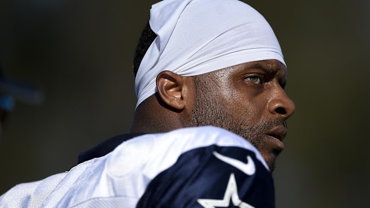 Dallas Cowboys wide receiver Randall Cobb looks on during training camp at Marriott Residence Inn at River Ridge. 