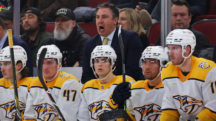 Nashville Predators Head Coach Andrew Brunette