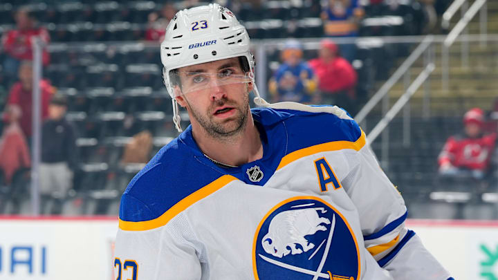 Buffalo Sabres defenseman Mattias Samuelsson Buffalo Sabres defenseman Mattias Samuelsson