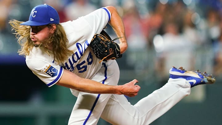 Kansas City Royals pitcher Scott Barlow