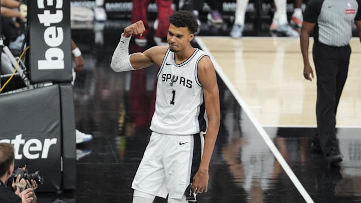 San Antonio Spurs center Victor Wembanyama.