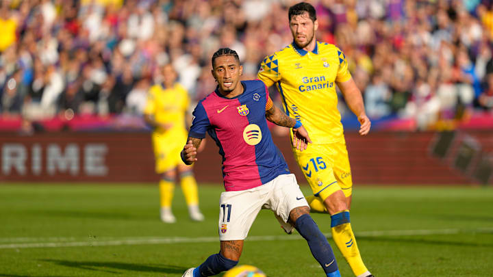 Raphinha marcou no último duelo entre as equipes, mas Barça saiu derrotado