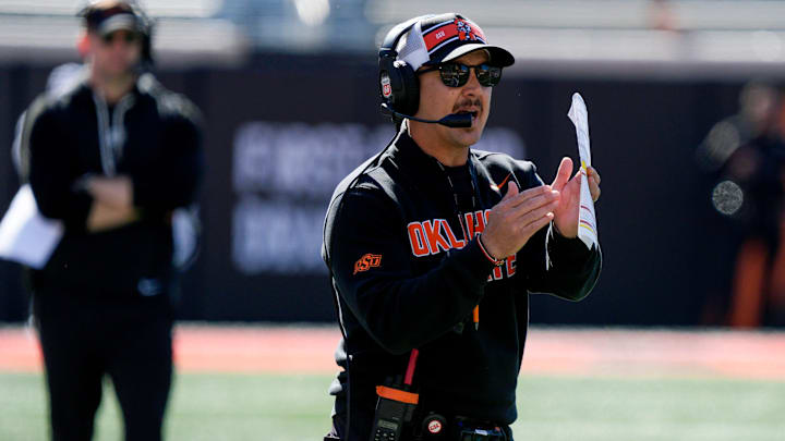Oklahoma State coach Eric Morris.
