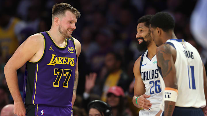 Dallas Mavericks, Luka Doncic, Kyrie Irving, Spencer Dinwiddie