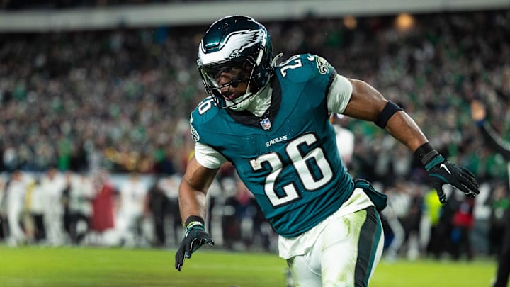 Through 10 games, Barkley has scored 10 touchdowns and leads the NFL with 1,347 yards from scrimmage.