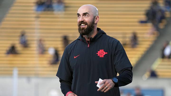 San Diego State Aztecs head coach Sean Lewis. San Diego State Aztecs head coach Sean Lewis.