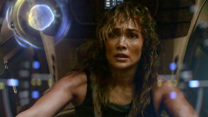 Atlas. Jennifer Lopez as Atlas. Cr. Ana Carballosa/Netflix ©2023