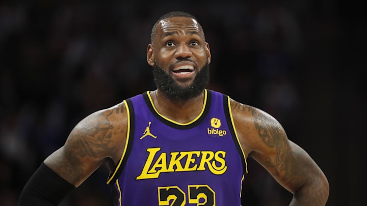 Los Angeles Lakers forward LeBron James.