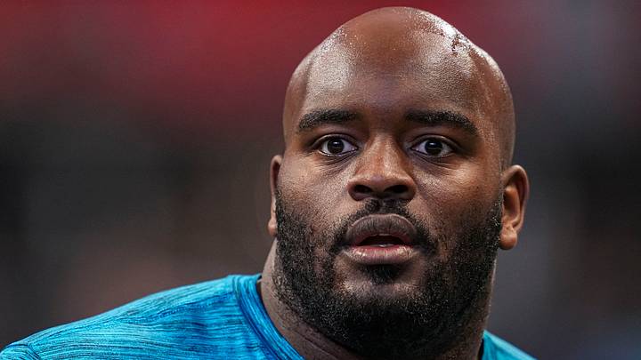 Carolina Panthers offensive tackle Taylor Moton