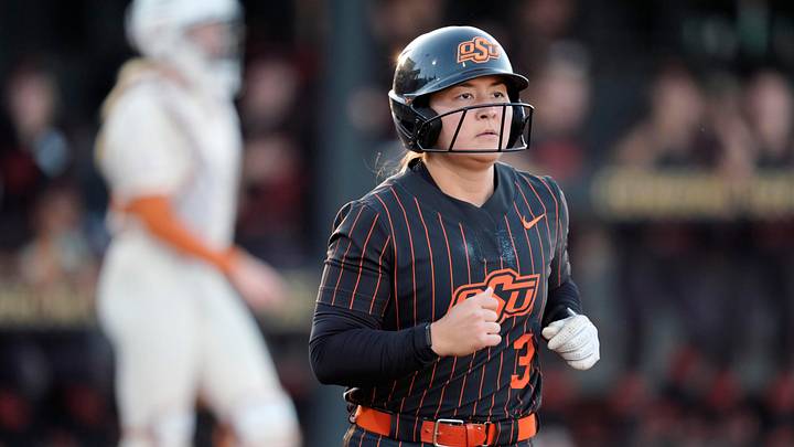 Oklahoma State softball player Amanda Hasler.