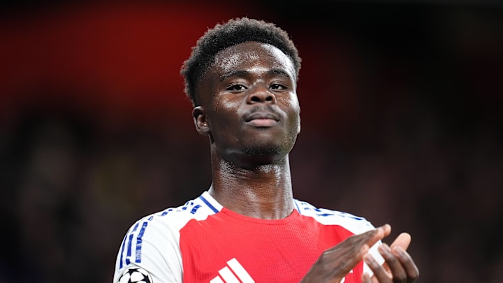 Arsenal will be without Bukayo Saka for some time.