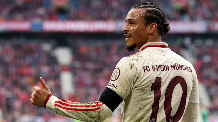 Leroy Sane is yet to sign a contract extension at Bayern Munich