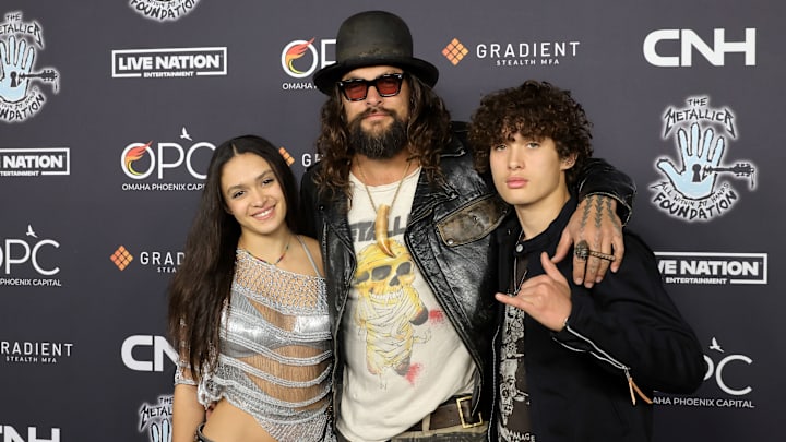 Lola Iolani Momoa, Jason Momoa, And Nakoa-Wolf Manakauapo Namakaeha Momoa At Metallica's All Within My Hands Foundation Presents The Helping Hands Concert And Auction 2024