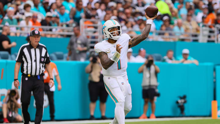Miami Dolphins quarterback Tua Tagovailoa could be in line for a big game throwing the ball on Thanksgiving.