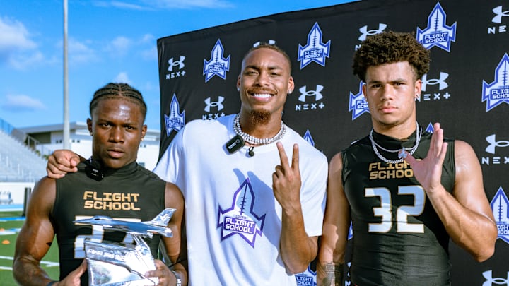 Justin Jefferson and Under Armour held their first "Flight School" at IMG Academy.