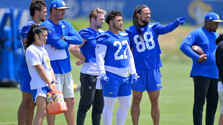 Los Angeles Rams Minicamp, Blake Corum, Jordan Whittington