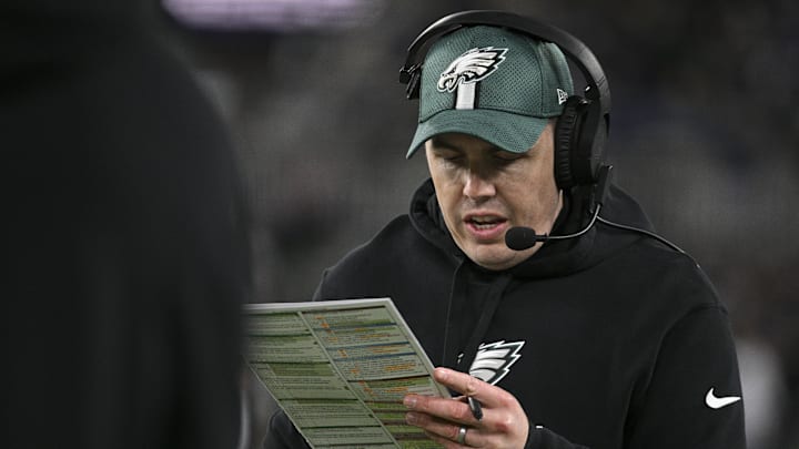Philadelphia Eagles offensive coordinator Kellen Moore.